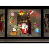 Hot Christmas decoration glue free static paste Christmas window window decoration Christmas shopping mall hotel layout