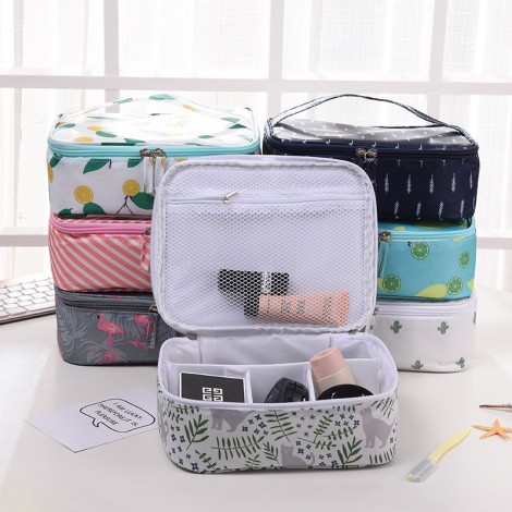 Korean multifunctional lazy Cosmetic Bag Travel Portable Wash Bag Girl storage box