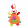 Cute cartoon animal comfort towel export high quality baby teether molar comfort towel with pocket