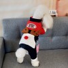 Autumn and winter pet four legged clothes thickened cashmere Christmas clothes dog elk cotton clothes