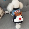 Autumn and winter pet four legged clothes thickened cashmere Christmas clothes dog elk cotton clothes