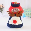 Autumn and winter pet four legged clothes thickened cashmere Christmas clothes dog elk cotton clothes