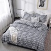 Reactive printing four piece eyelash size bedding