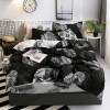 Reactive printing four piece eyelash size bedding