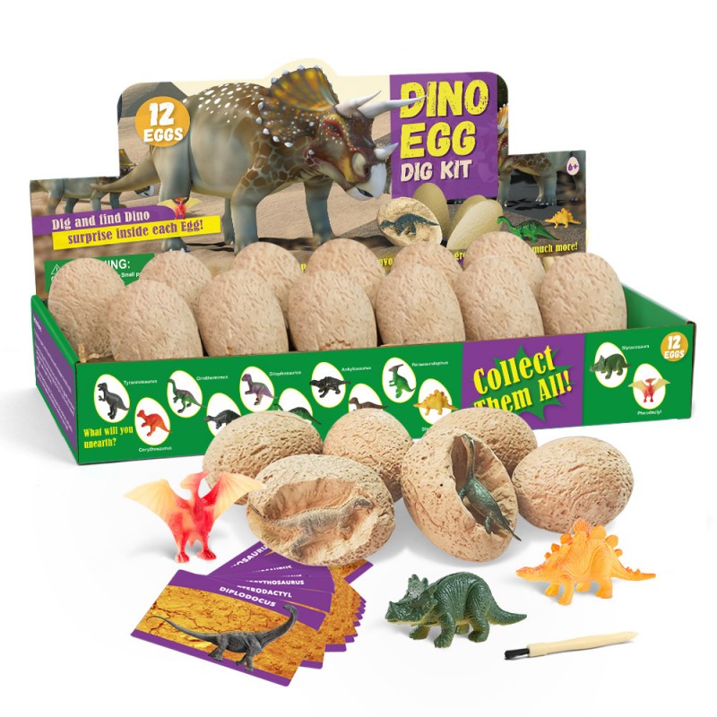 Toys dinosaur egg archaeological excavation Tyrannosaurus simulation dinosaur model children's educational toy factory