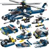 Enlightenment building block 1801 storm gunship hot selling military eight-in-one intelligence building block toy