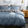 Bedding texture plain color quilt cover pillow case no bed sheet three sets