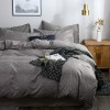 Bedding texture plain color quilt cover pillow case no bed sheet three sets