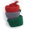 Pet knitted Christmas scarf creative VIP Teddy scarf cat dog pet products