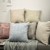 Simple pillow cover sofa stripe pillow cover Nordic home decoration cushion sticky linen cushion cover strip pillow