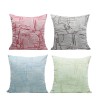 Simple pillow cover sofa stripe pillow cover Nordic home decoration cushion sticky linen cushion cover strip pillow