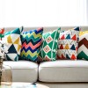 Ins style pillow cover modern geometry sofa pillow cushion cover office printed pillow cover