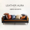 Pillow bedside soft bag Nordic PU leather pillow light luxury Technology cloth pillow car sofa pillow case