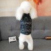 Dog clothes autumn and winter clothes no hat cotton vest pet two legged cotton clothes Teddy cotton vest