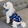 Origin leisure style dog bone printed pet cotton clothes Teddy two legged clothes cotton vest