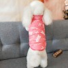 Origin leisure style dog bone printed pet cotton clothes Teddy two legged clothes cotton vest