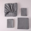Solid embroidered Four Piece Bedding Set embroidery set
