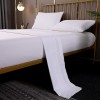 Solid embroidered Four Piece Bedding Set embroidery set