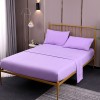 Solid embroidered Four Piece Bedding Set embroidery set