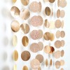 Shiny face glittering pink paper round drawing birthday party wedding window classroom bar party decoration supplies
