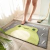 Cartoon high and low wool Home flocking floor mat door bathroom water absorption non slip foot mat door mat