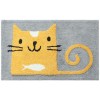 Cartoon high and low wool Home flocking floor mat door bathroom water absorption non slip foot mat door mat