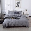 Bedding solid matte three piece set plain color can be matched with multi piece sheet, fitted sheet and pillow case