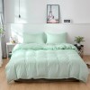 Bedding solid matte three piece set plain color can be matched with multi piece sheet, fitted sheet and pillow case