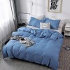 Bedding solid matte three piece set plain color can be matched with multi piece sheet, fitted sheet and pillow case