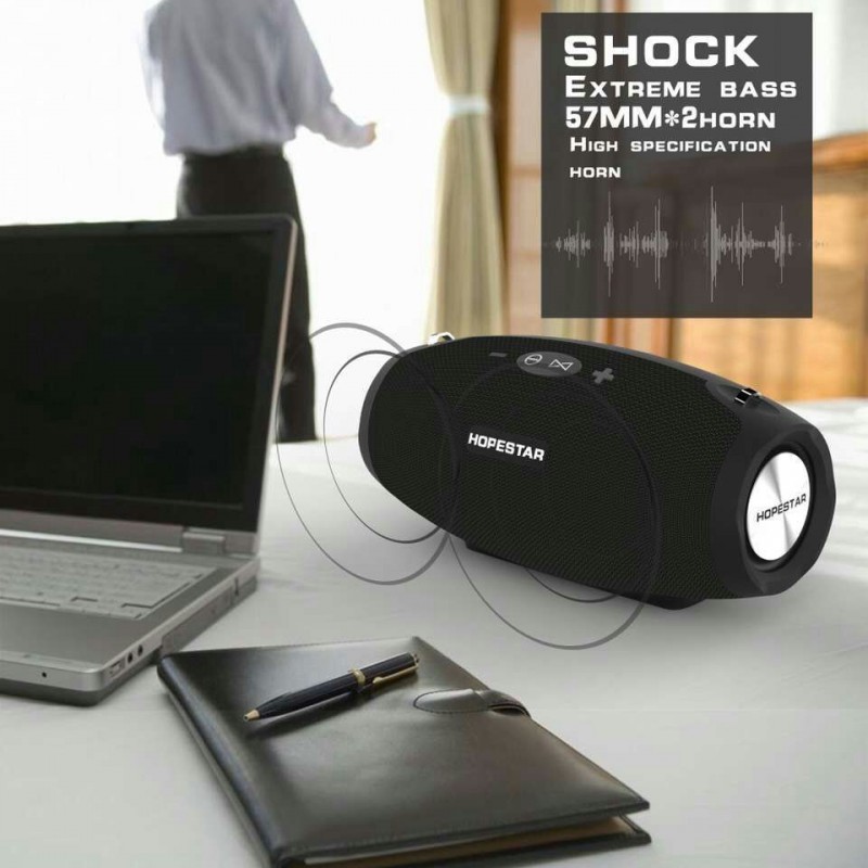 Hopestar h26mini wireless Bluetooth speaker outdoor portable strap waterproof high-power 10W subwoofer