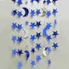Mirror precious Blue Star Moon Flower flag Birthday wedding party kindergarten party decoration