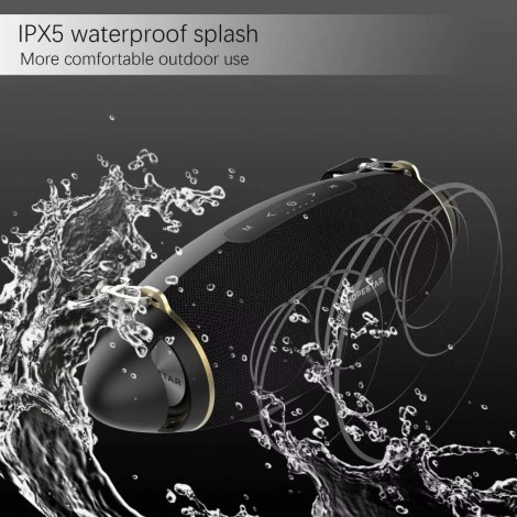 Hopestar H20 + outdoor Bluetooth speaker portable strap subwoofer super football Creative Sound