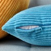 Corduroy pillow case sofa pillow case straight velvet pillow case cushion plush pillow back