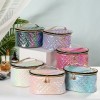 2021 women's PU cosmetic bag travel fashion creative cosmetic storage bag large capacity portable storage bag