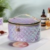 2021 women's PU cosmetic bag travel fashion creative cosmetic storage bag large capacity portable storage bag
