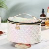 2021 women's PU cosmetic bag travel fashion creative cosmetic storage bag large capacity portable storage bag