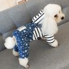 Pet clothing spot Japan and South Korea pet clothing dog hat jeans four legged clothes autumn and winter cotton clothes