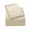 Home textile plain color inlay single eyelid craft frosted four piece set home textile piece set