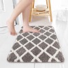 Classic geometric carpet floor mat simple bathroom non slip mat toilet door mat absorbent foot mat