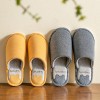 Household cotton slippers female indoor household warmth non-slip soft bottom couple plush slippers male