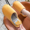 Household cotton slippers female indoor household warmth non-slip soft bottom couple plush slippers male