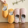 Household cotton slippers female indoor household warmth non-slip soft bottom couple plush slippers male