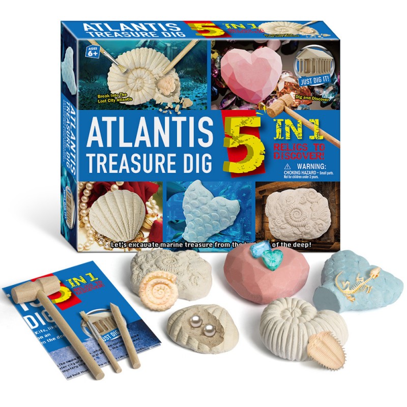 Explosive educational toys, archaeological excavation tools, pirate suits, children's educational DIY toy manufacturers