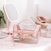 Tommill transparent waterproof portable wash bag travel multifunctional cosmetic storage bag bath cosmetic bag