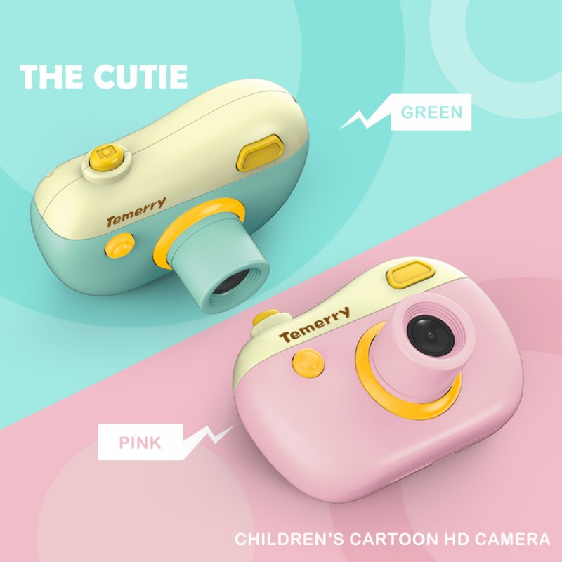 Cartoon children's camera toy HD photo and video mini camera holiday gifts