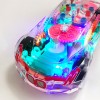 Stall Children's Transparent Universal Cars Luminous Gear Concept Car Music Rotating Electric Toy Universal Toy Car