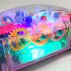 Stall Children's Transparent Universal Cars Luminous Gear Concept Car Music Rotating Electric Toy Universal Toy Car