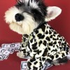 Dog clothes spring and autumn clothes Leopard Coat thickened Teddy Chenery bomeiji Doll Pet fashion clothes