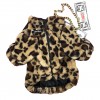Dog clothes spring and autumn clothes Leopard Coat thickened Teddy Chenery bomeiji Doll Pet fashion clothes
