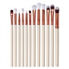 12 eye shadow brushes, makeup brushes, rose golden eye brush sets, beauty tools.